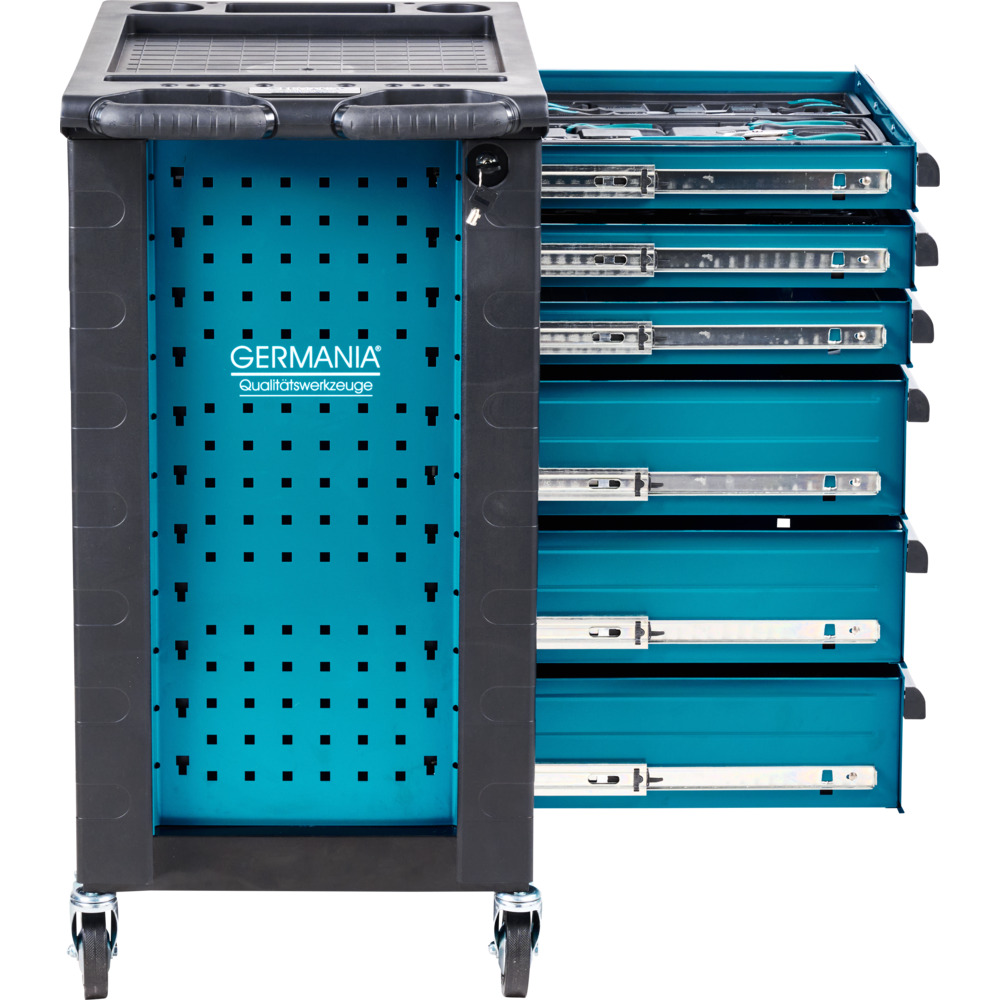 GERMANIA&reg; Werkstattwagen GWT11 70-teilig gef&uuml;llt image number 7