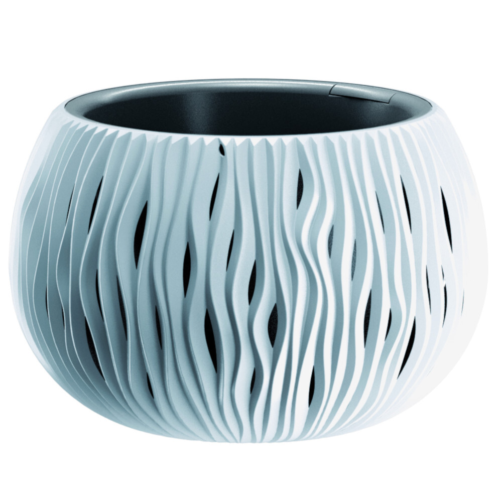 Prosperplast Blumentopf Sandy Bowl &Oslash; 29 cm Wei&szlig;