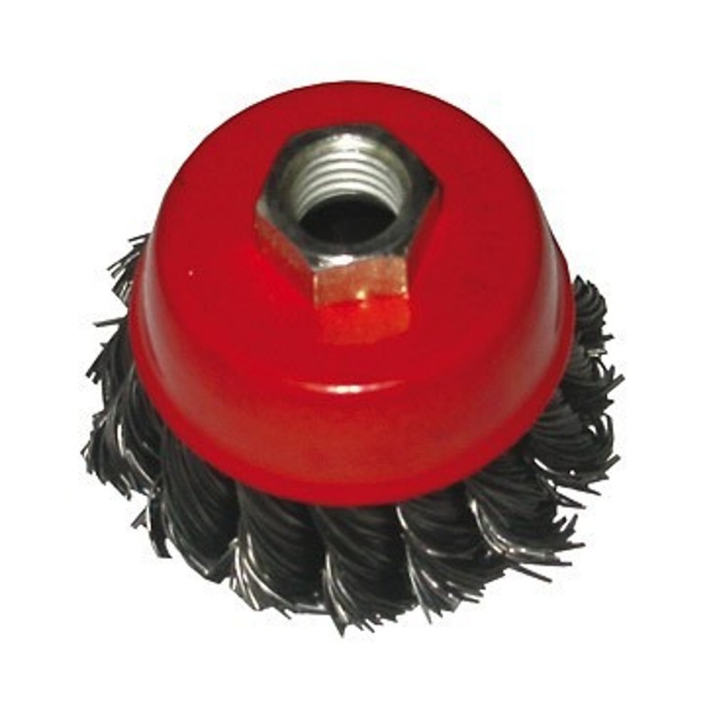 GERMANIA&reg; Topfb&uuml;rste gezopft  M14 Stahldraht 65mm