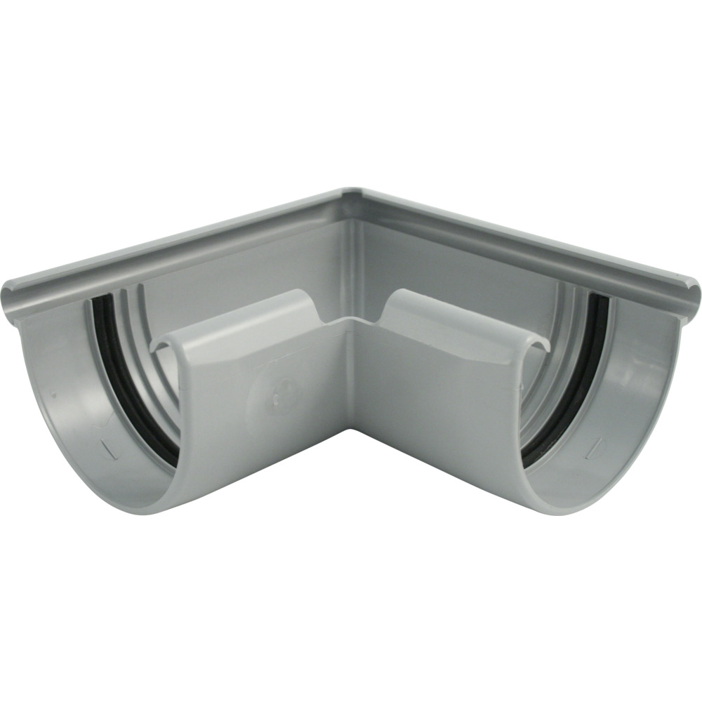 Marley Dachrinnen-Au&szlig;enecke Kunststoff RG 100 grau