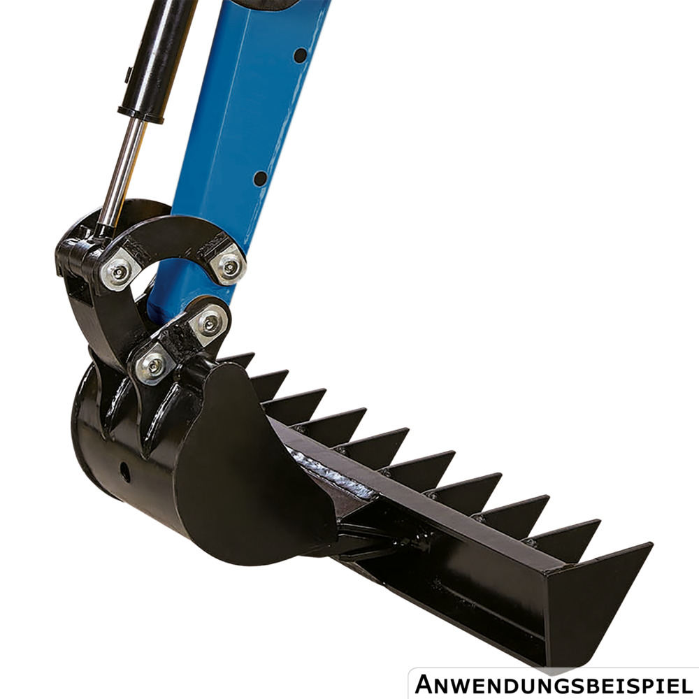 Scheppach Baggerrechen f&uuml;r Mini-Bagger EXC815 image number 1