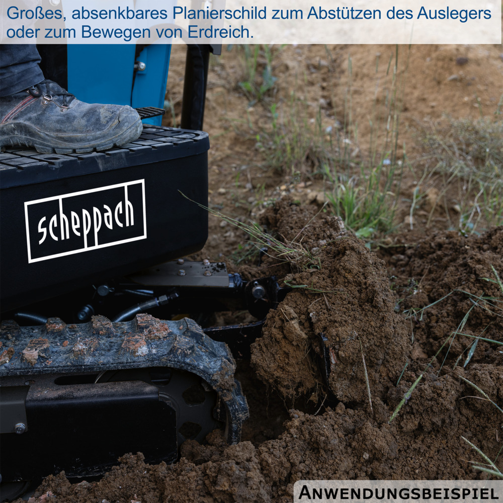 Scheppach Mini-Bagger EXC815 image number 12