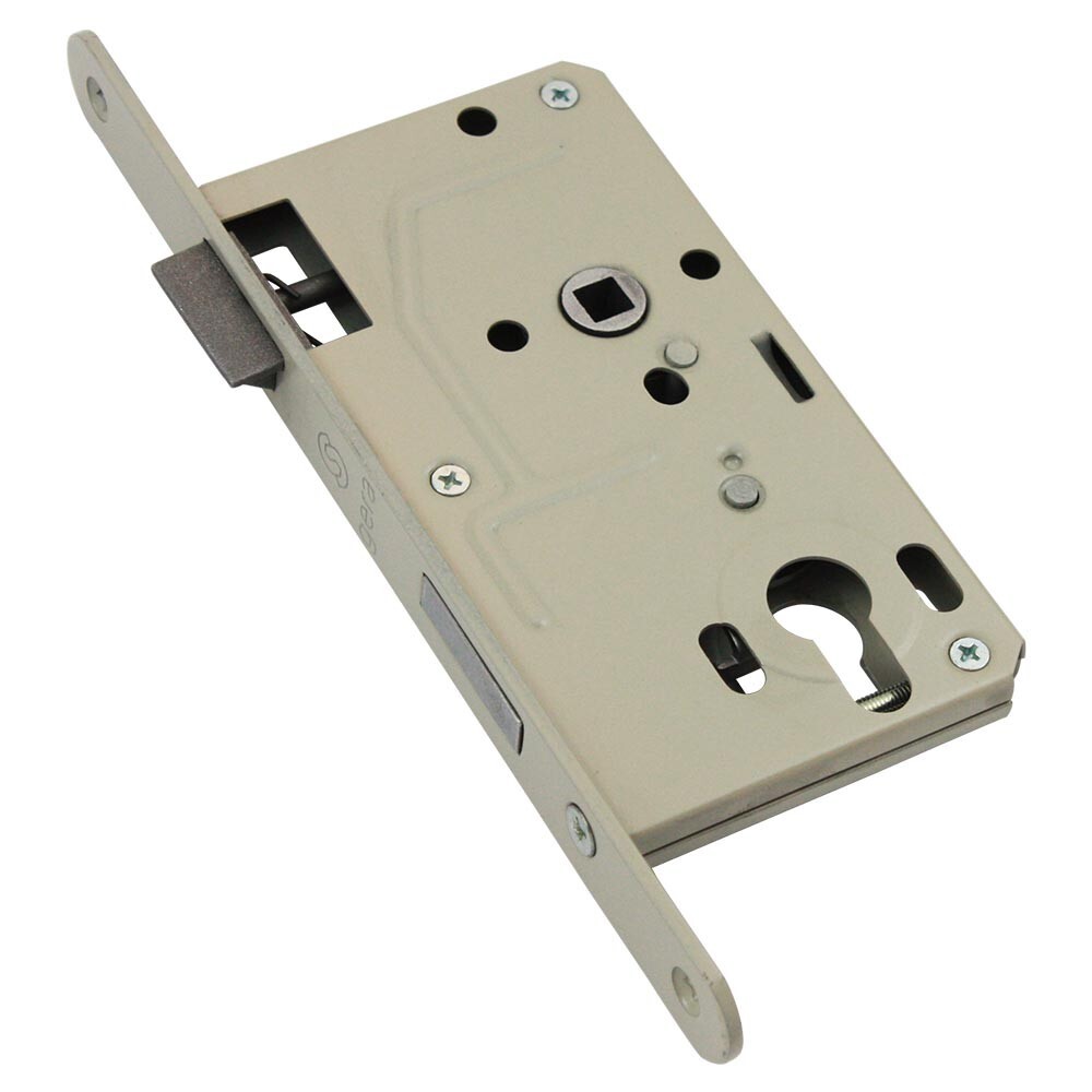 ISEO Wohnungst&uuml;r Einsteckschloss f&uuml;r Profil-Schlie&szlig;zylinder rechts 72 mm image number 1