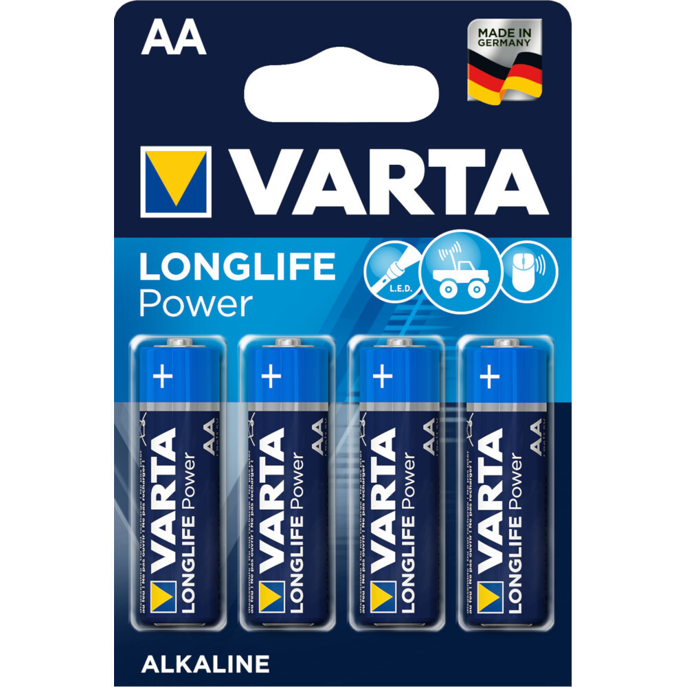 Varta Longlife Power 4906 LR6-AA Mignon 4 St&uuml;ck
