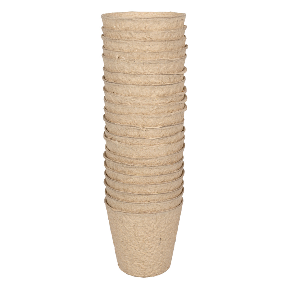 Anzuchtt&ouml;pfe 8 x 8 cm rund, 16 St&uuml;ck, Papier image number 2