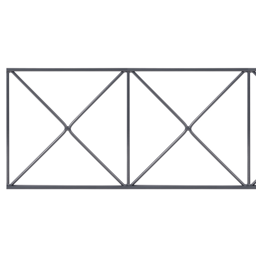 Gartenzaun-Dekorelement Nexus, 2000 x 200 mm, RAL 7016 anthrazit image number 1