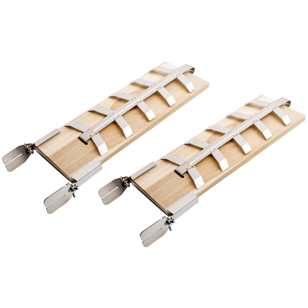 Flammlachsbretter aus Holz 2er Set