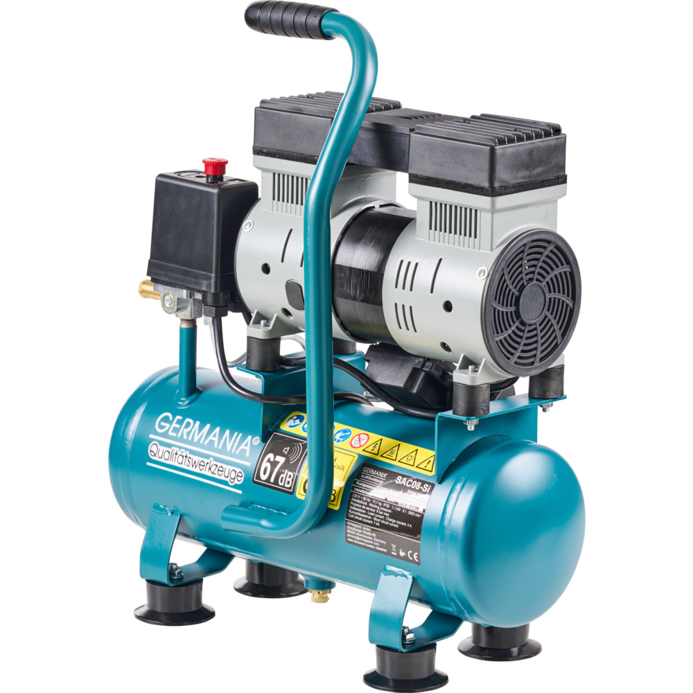 GERMANIA&reg; Kompressor SAC08-Si, &ouml;lfrei, 6 Liter, 8 bar image number 1