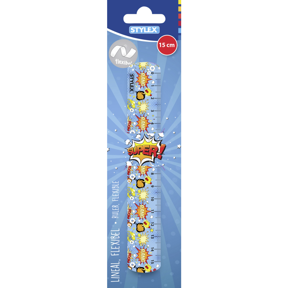 Design-Lineal 15 cm aus Kunststoff, flexibel in verschiedenen Motiven image number 2