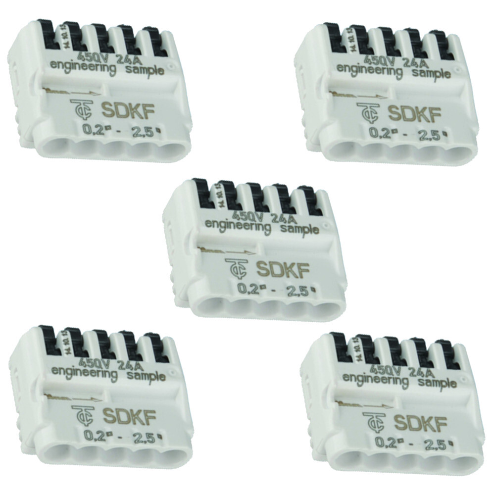 SDK-Abzweigverbinder Set 5-teilig, 5-polig, 0,2-0,25 mm&sup2;