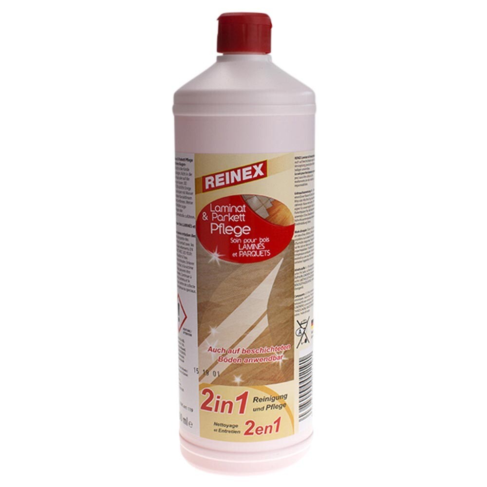 Reinex Laminat- und Parkettpflege 1 Liter, Konzentrat mit Orangen&ouml;l