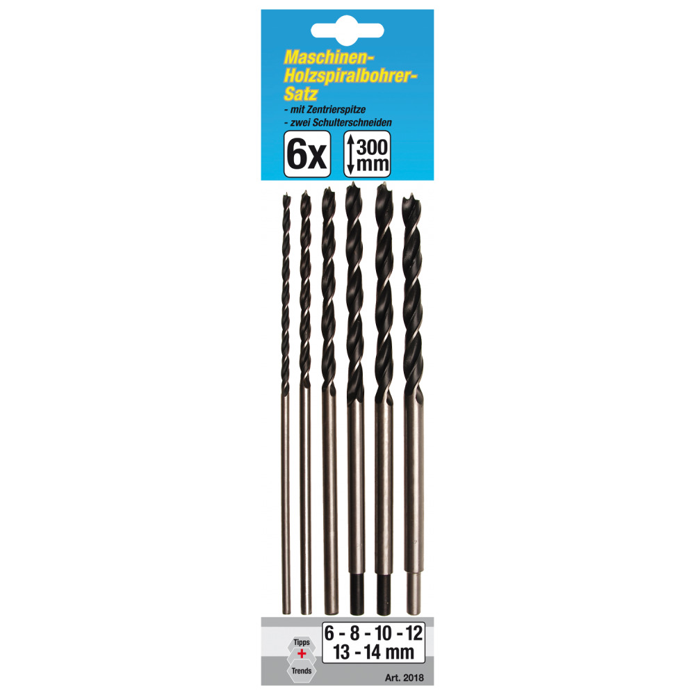 Holzbohrersatz 6-teilig