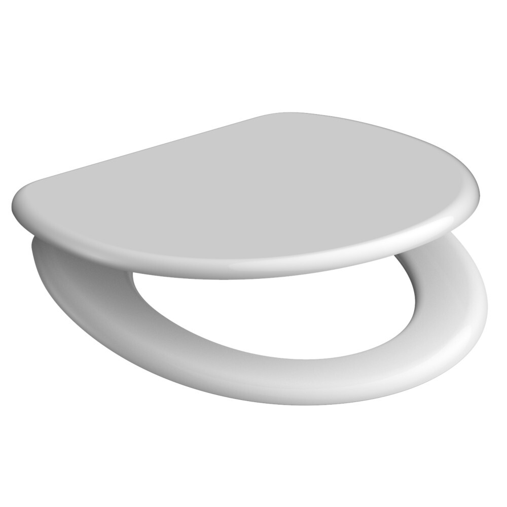 WC-Sitz mit Absenkautomatik Duroplast Weiss image number 5