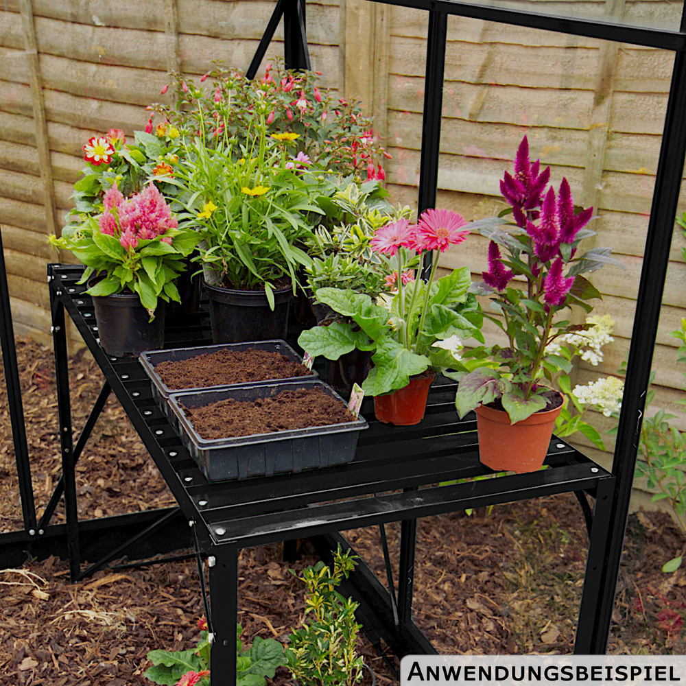 Vitavia Gew&auml;chshaus Freya 254 x 192 x 225 cm schwarz image number 6