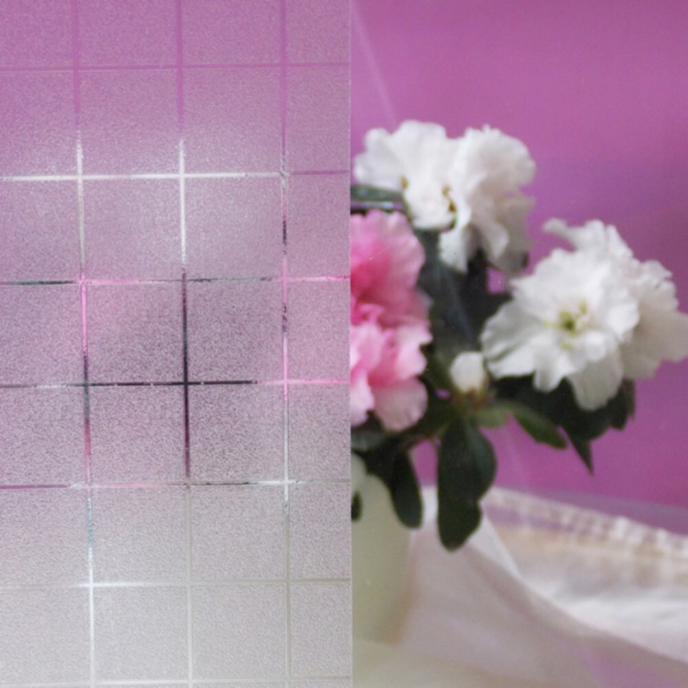 Statische Fensterfolie Karo 150 x 45 cm selbsthaftend