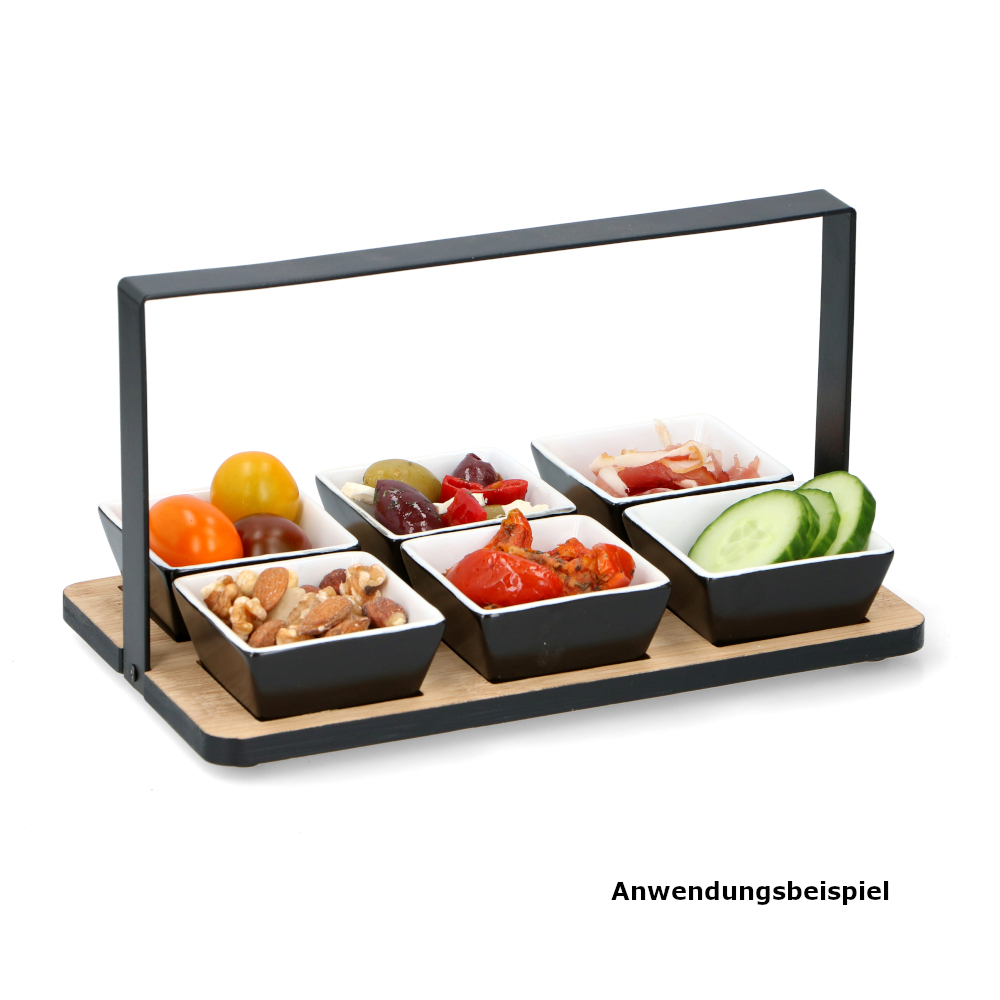 Servierplatte mit 6 Schalen image number 1