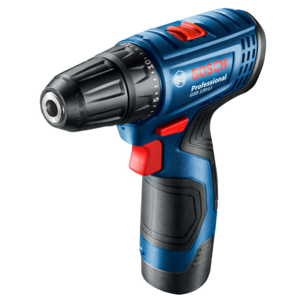 BOSCH Akku-Bohrschrauber-Set GSR 120 12 V image number 1