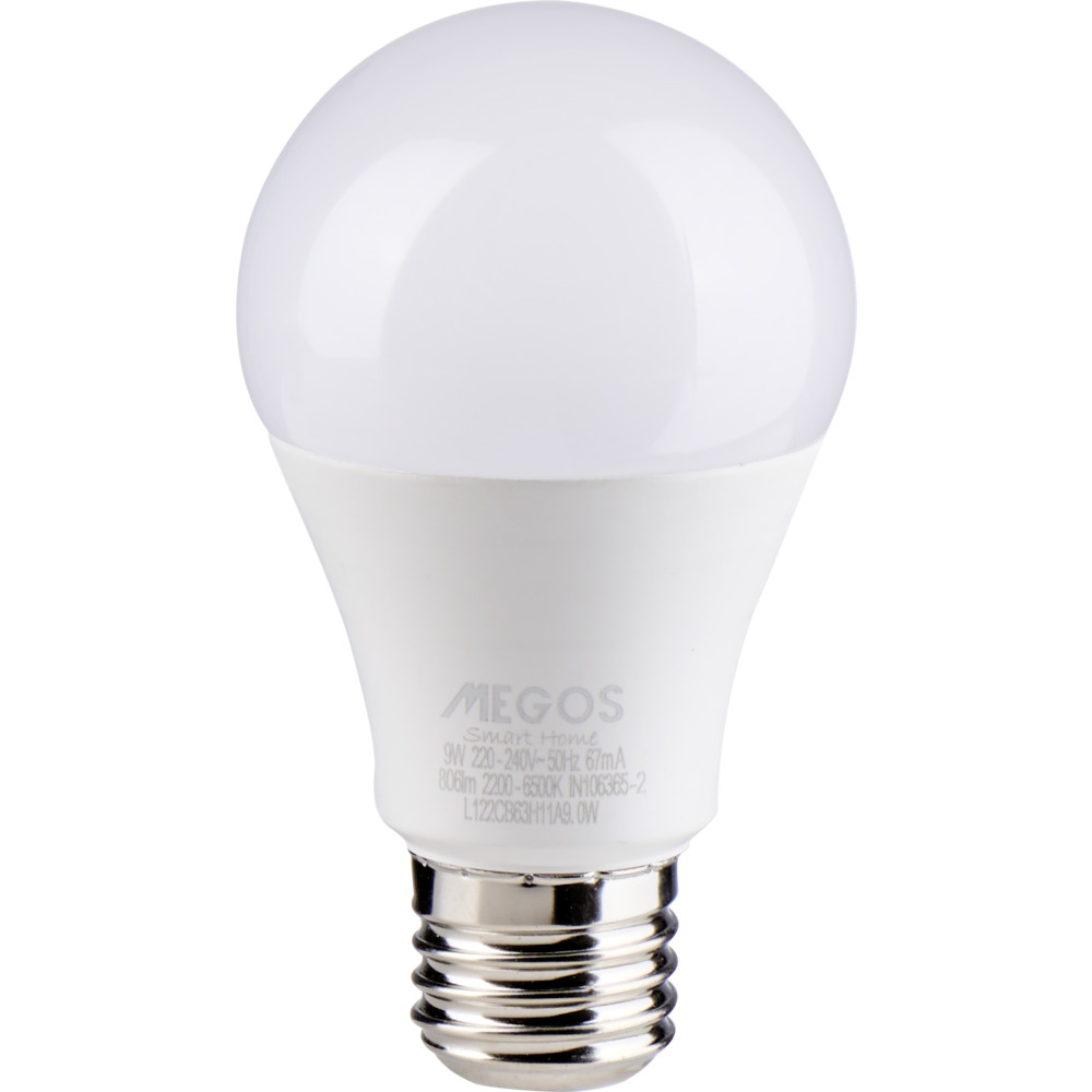 MEGOS LED-Lampe 9 Watt in Birnenform