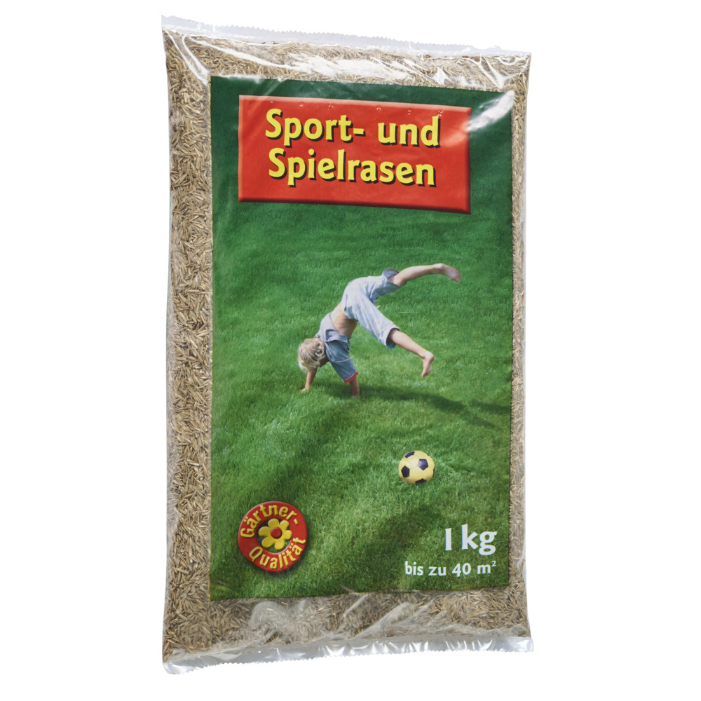 Sportrasen Samen 1kg 40m&sup2; Spielrasen Saatgut Rasensamen Rasen Saat Grassamen