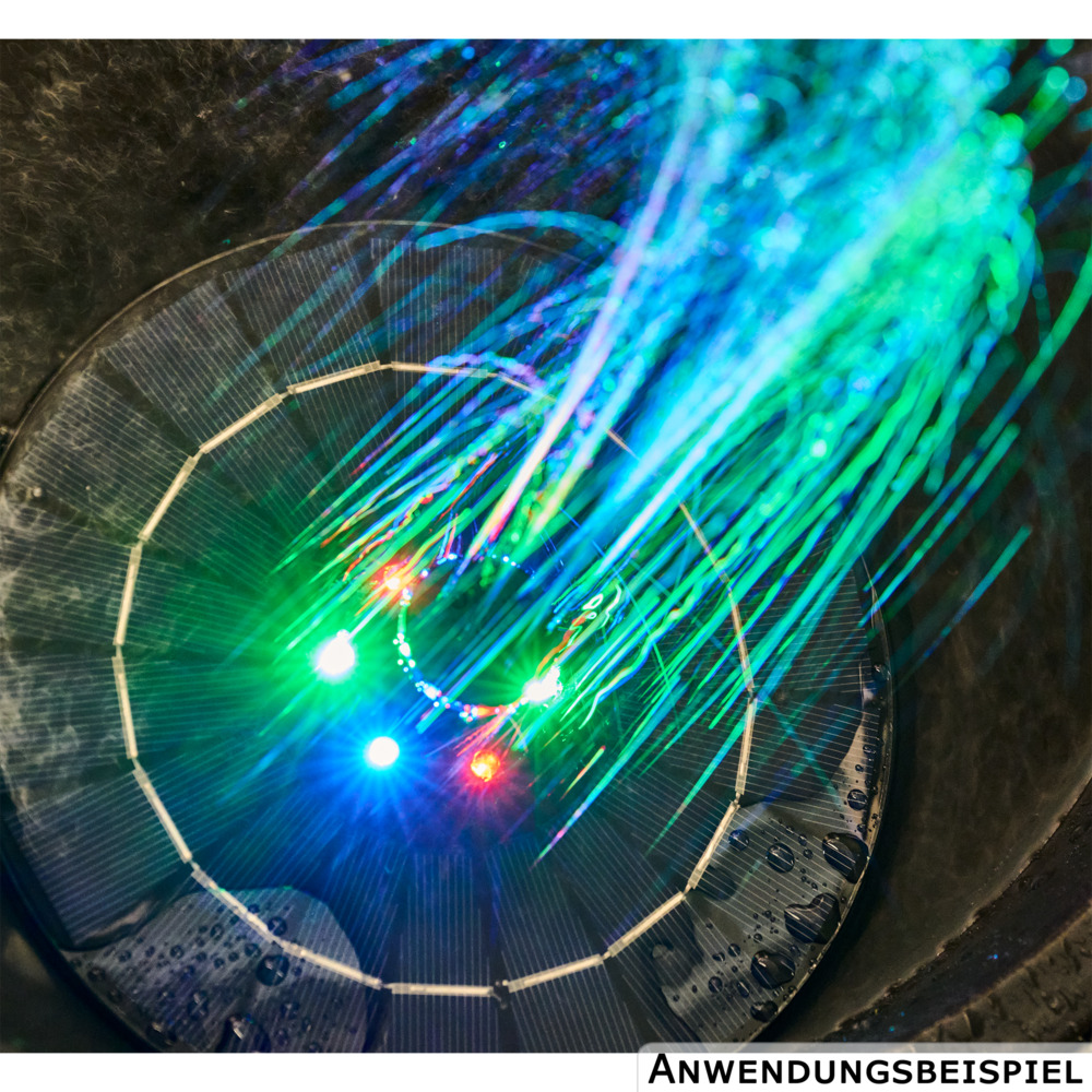 GERMANIA&reg; Solar Springbrunnen mit LED und Rotation image number 3