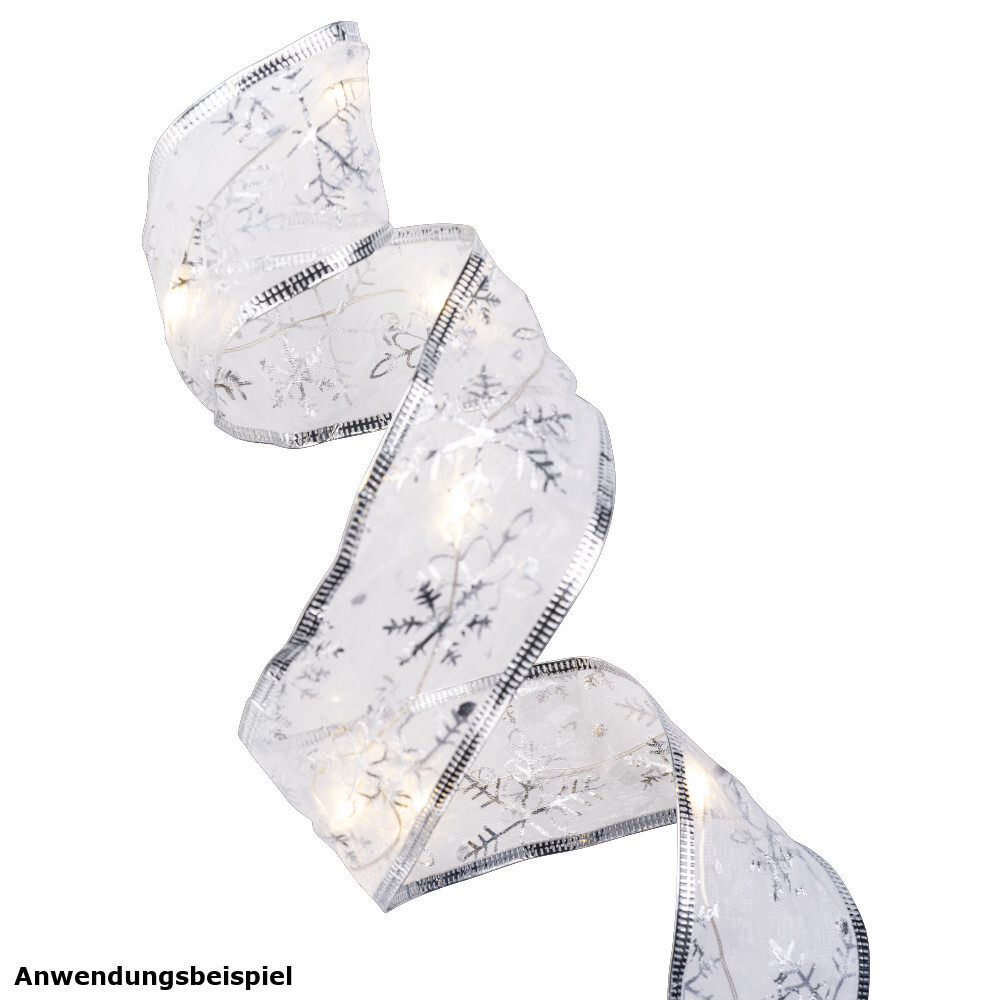 LED-Lichterband 2,2 m mit Schneeflocken-Motiv und 20 LEDs image number 2