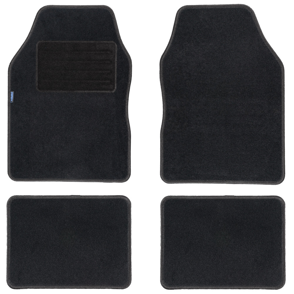 Fu&szlig;matten-Set "Florida 3" universal, 4-teilig, schwarz