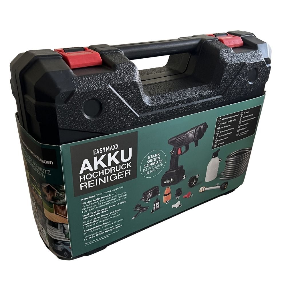 EASYmaxx Akku-Hochdruckreiniger 21V schwarz image number 2