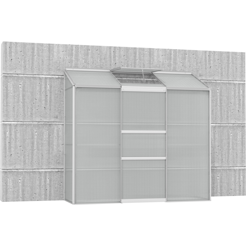 Vitavia Anlehn-Gew&auml;chshaus ''Styx'' 1300 Alu eloxiert HKP