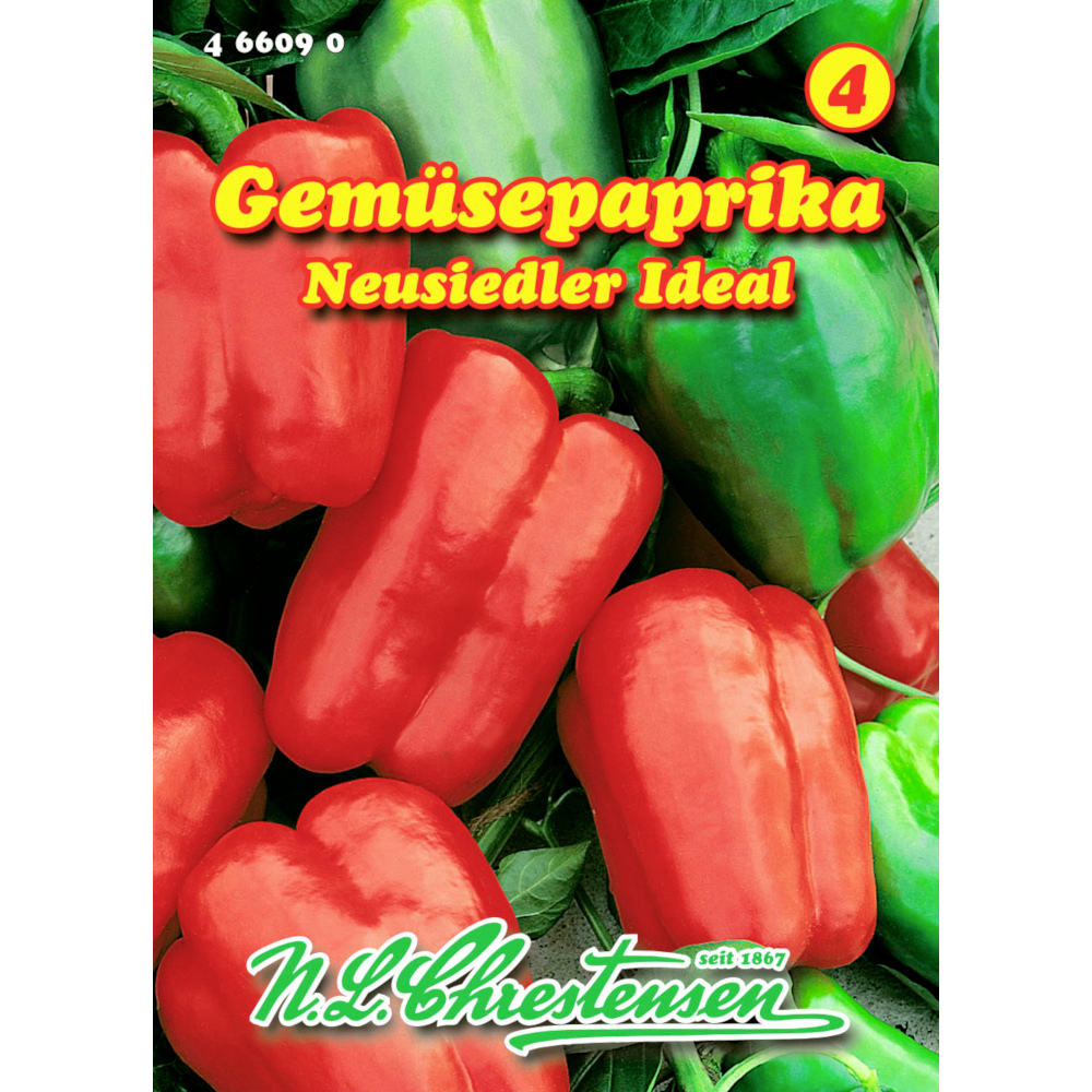 Saatgut Gem&uuml;sepaprika ca. 50 Pflanzen rot