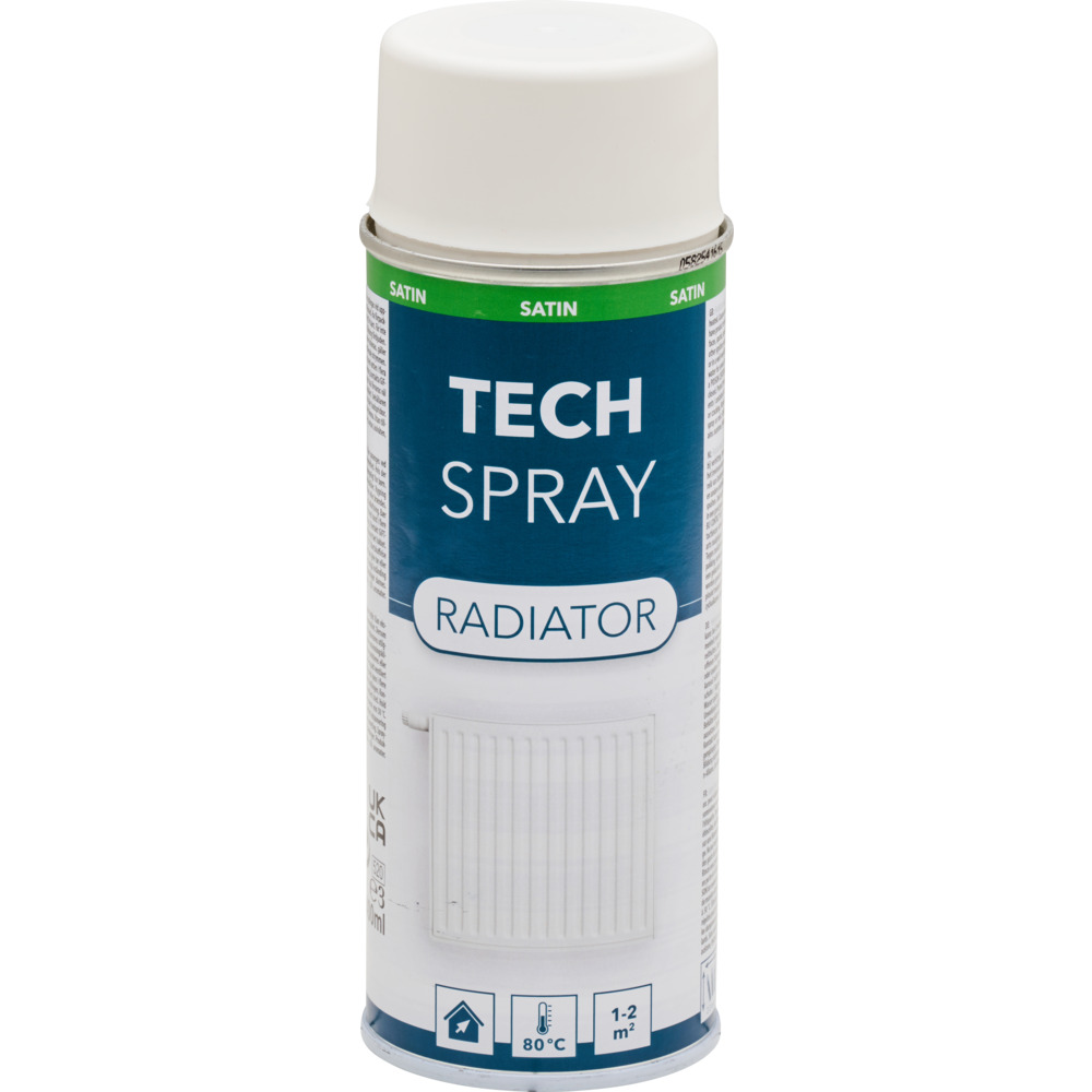 Heizk&ouml;rperlack Tech Spray 400 ml satin in wei&szlig; image number 1