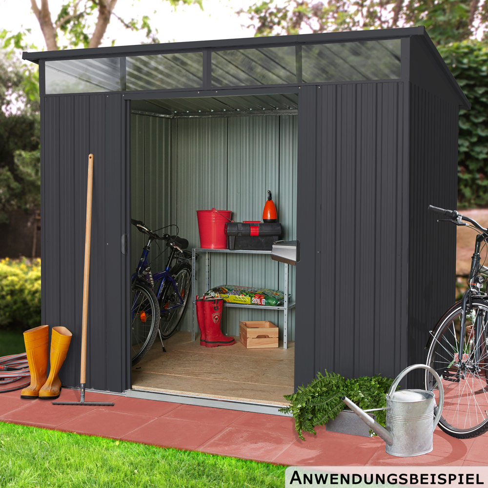 PERGART&reg; Ger&auml;tehaus L&uuml;beck 224 x 181 x 203 cm anthrazit matt image number 4