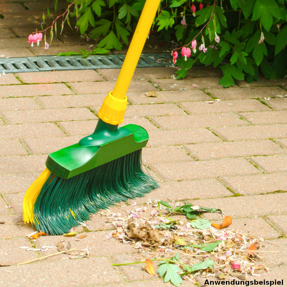 Krallenbesen 30 cm aus Kunststoff mit PP-Borsten und Teleskopstiel image number 2