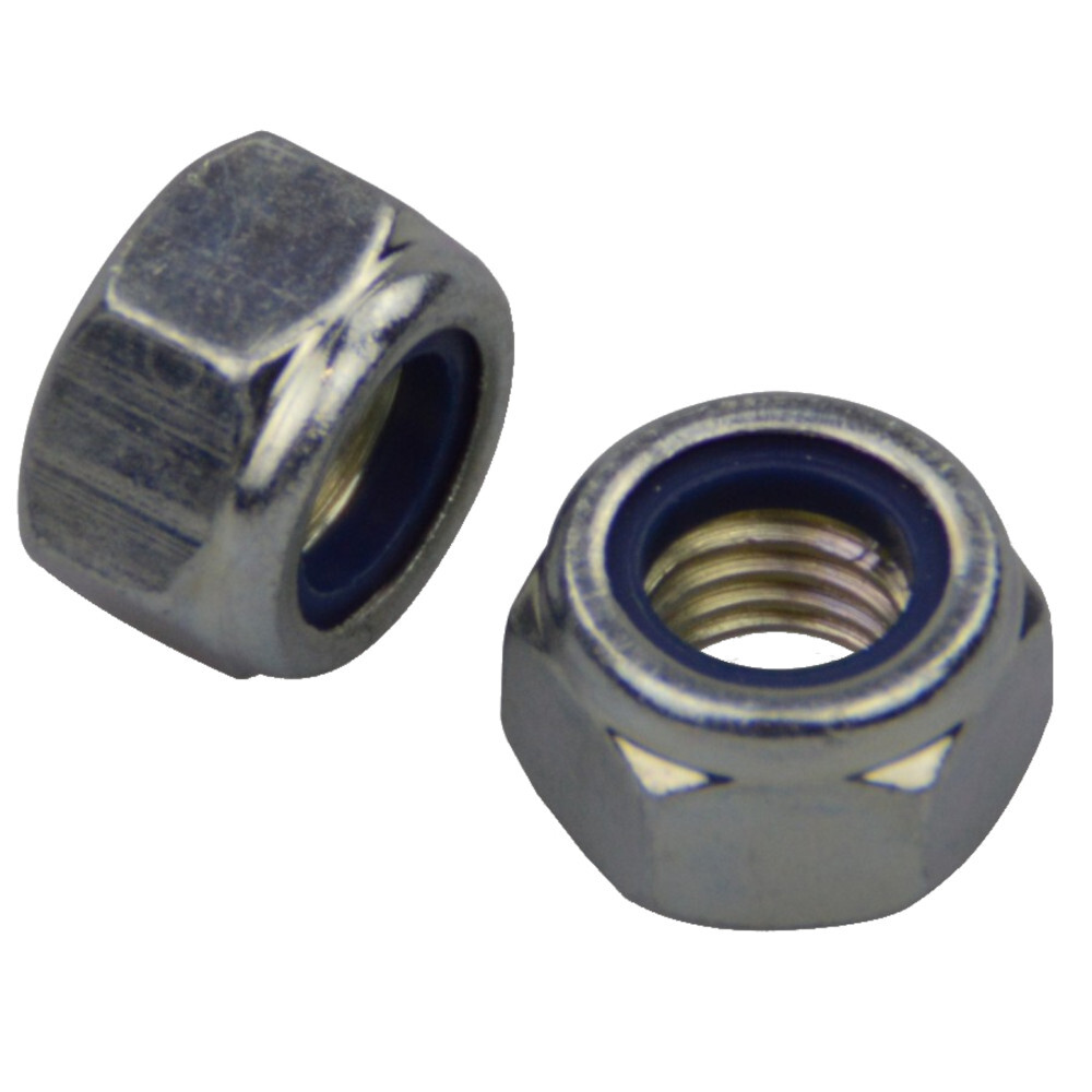 Sicherungsmutter M10 DIN985 mit Klemmring A2 Edelstahl 6-kant