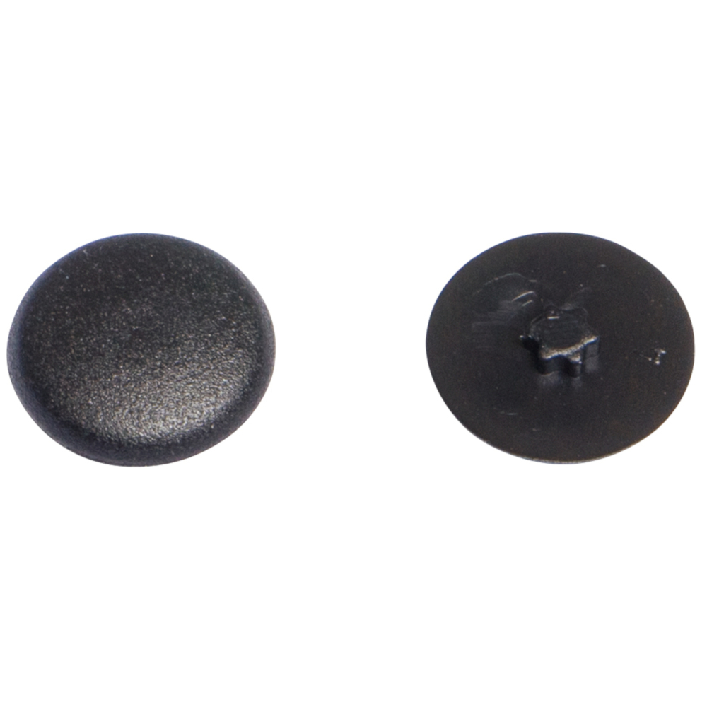 FISHBULL Abdeckkappen in Schwarz IVZ 10, 25 St&uuml;ck