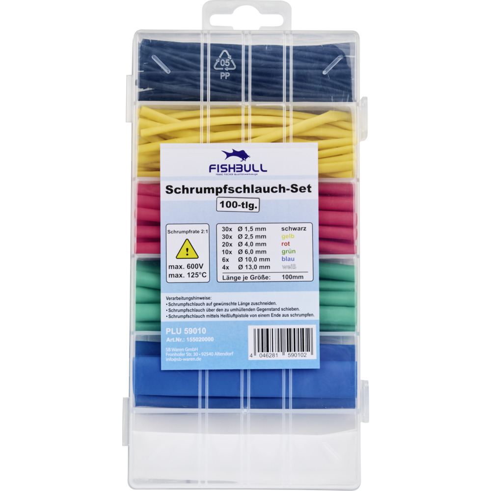 Schrumpf-Schlauch-Sortiment 100-teilig image number 2
