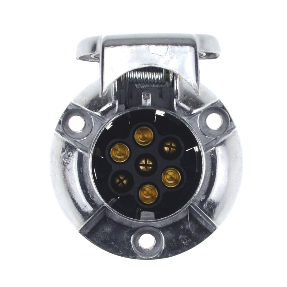 Steckdose 7-polig aus Metall image number 2