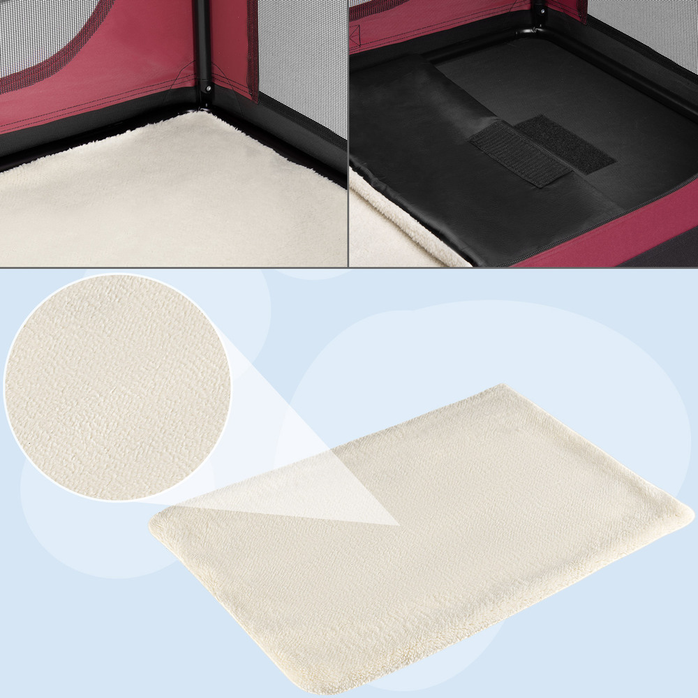 Tiertransportbox L 70 x 52 x 50 cm dunkelrot image number 4