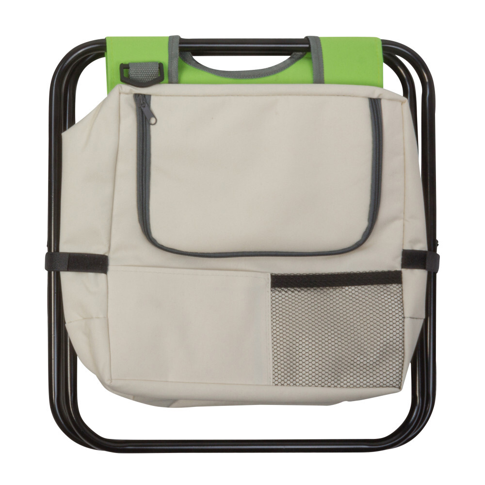 Klapphocker mit Metallgestell und K&uuml;hltasche in verschiedenen Farben image number 2