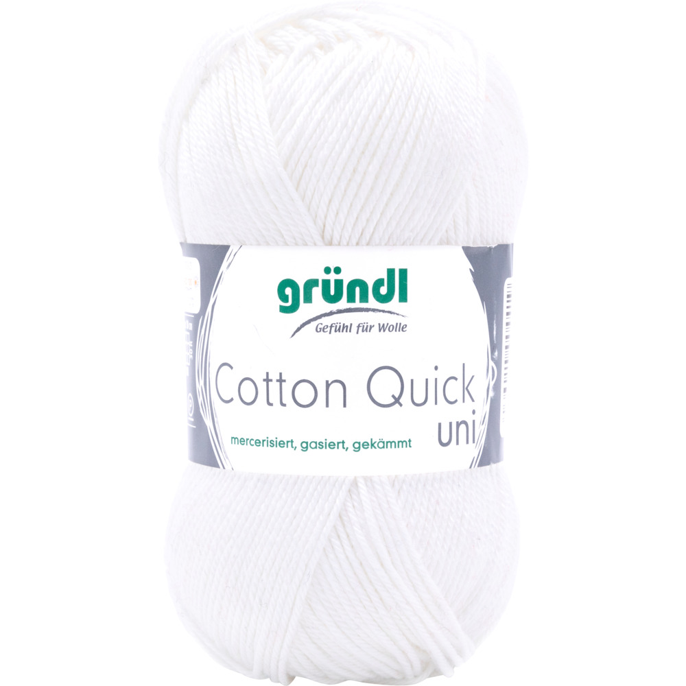 Garn Cotton Quick uni 50g wei&szlig;