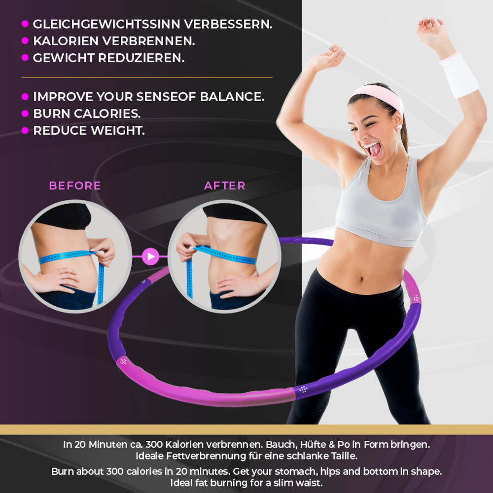 Fitness-Reifen Macacor in Lilapink, inklusive Zubeh&ouml;r image number 5