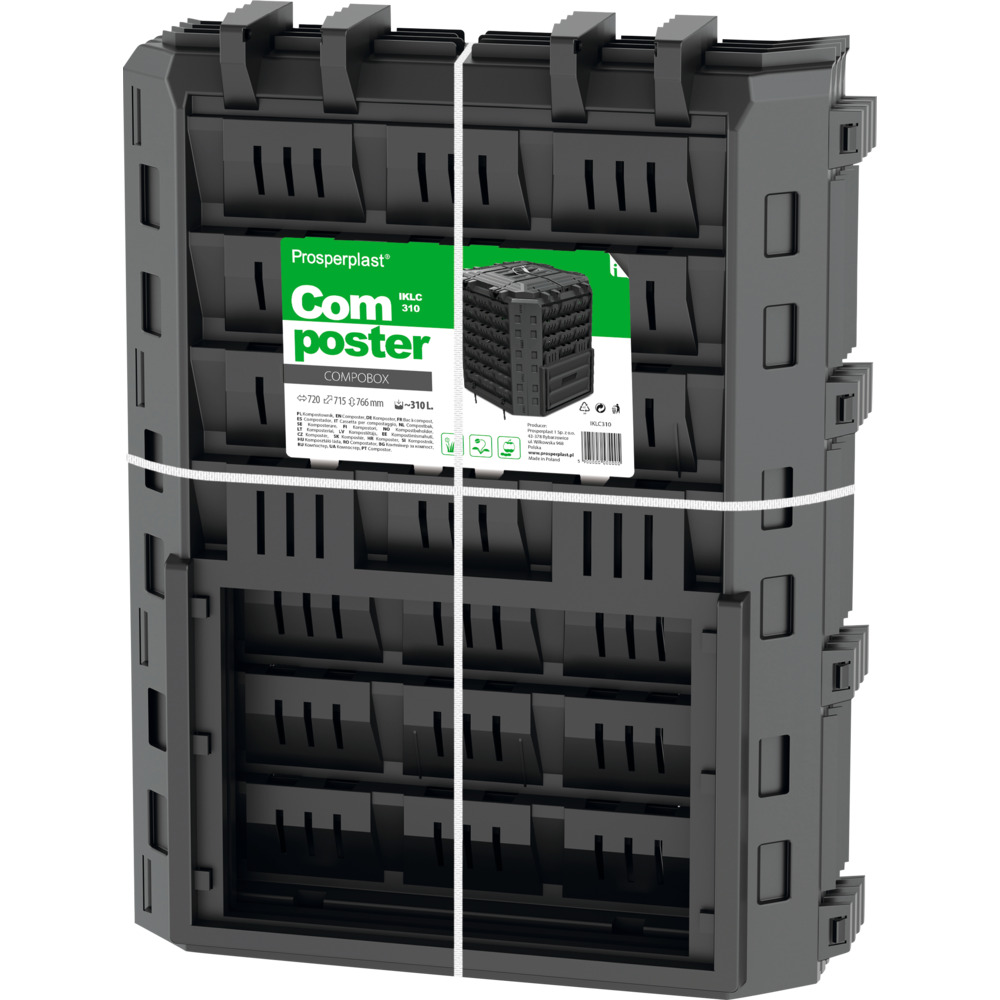 Prosperplast Komposter Compobox 310 Liter Schwarz image number 1