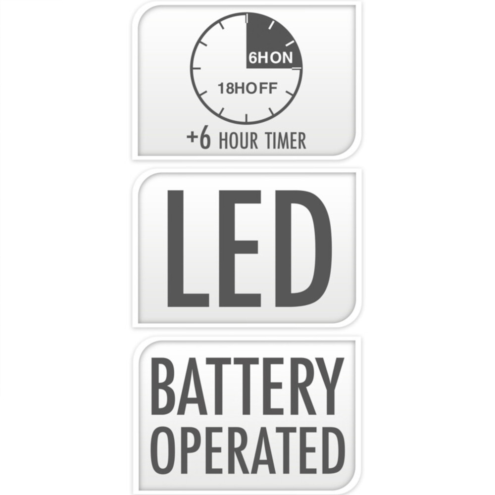 LED-Kugelleuchte 20 cm batteriebetrieben warmwei&szlig; image number 1