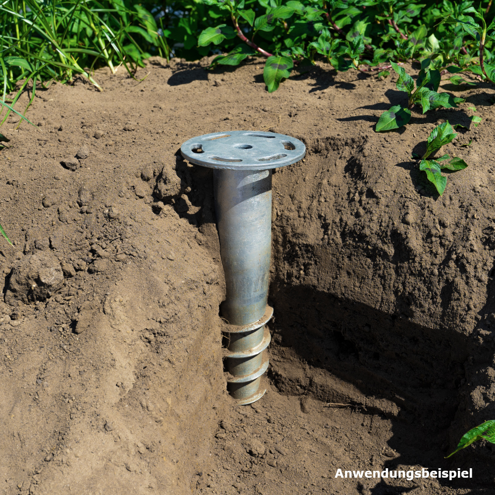 Erdanker f&uuml;r Gew&auml;chshausfundament, 2Stk image number 1