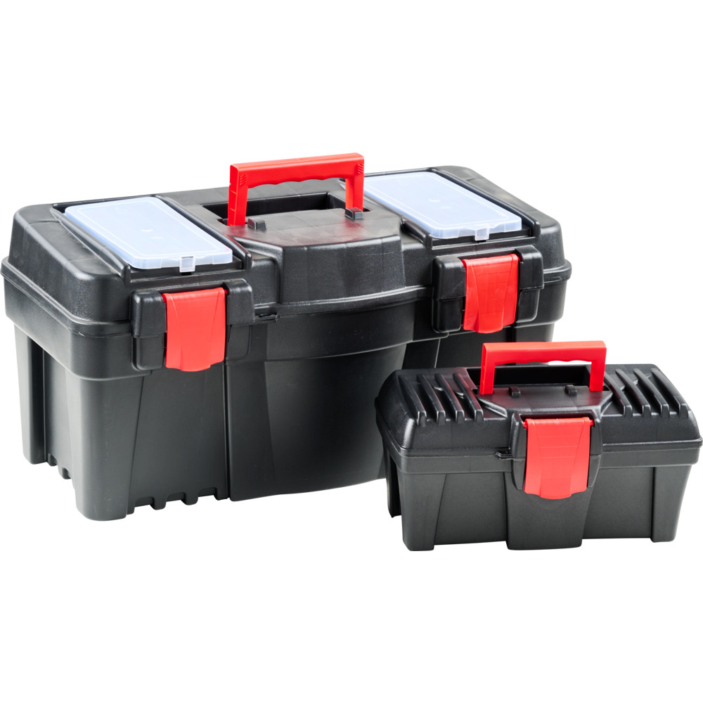 Werkzeugkoffer-Set 2in1 aus Kunststoff