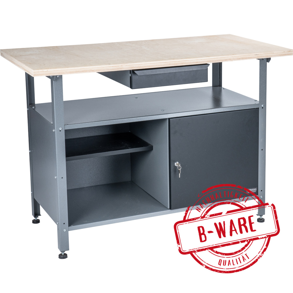 GERMANIA&reg; Werkbank 120 x 60 x 85 cm - B-Ware