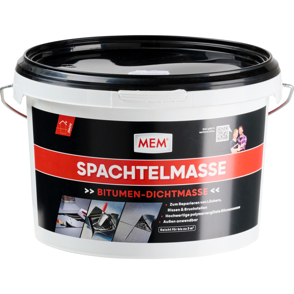 MEM-Bitumen-Spachtelmasse 4 kg image number 2