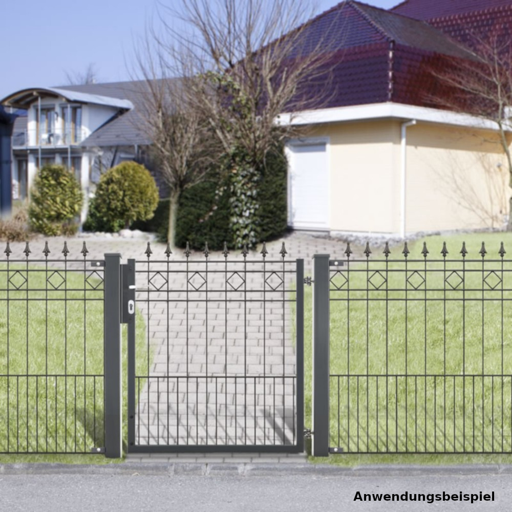 Zaunpaket RIMINI ca. 14 m x 0,9 m in Anthrazit image number 1