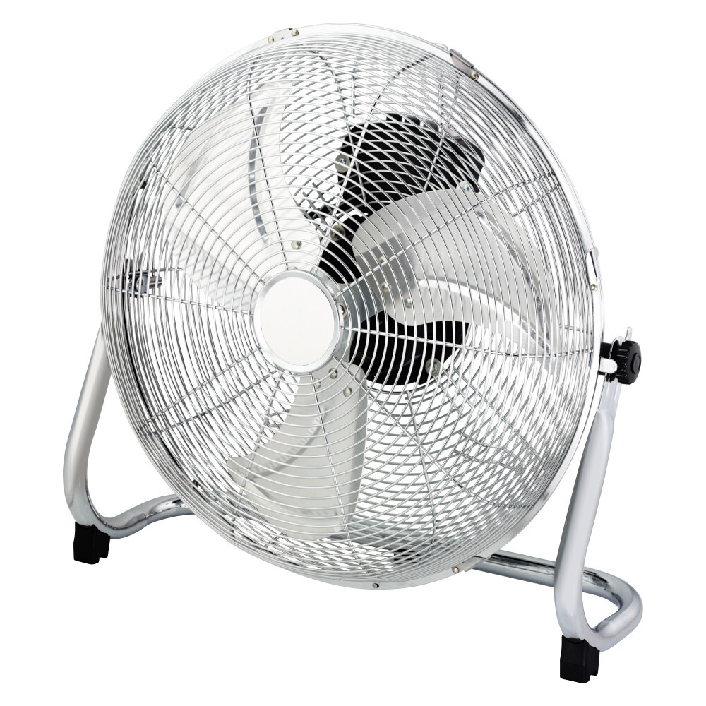 Bodenventilator &Oslash; 46 cm silber mit 1,7 m Netzkabel