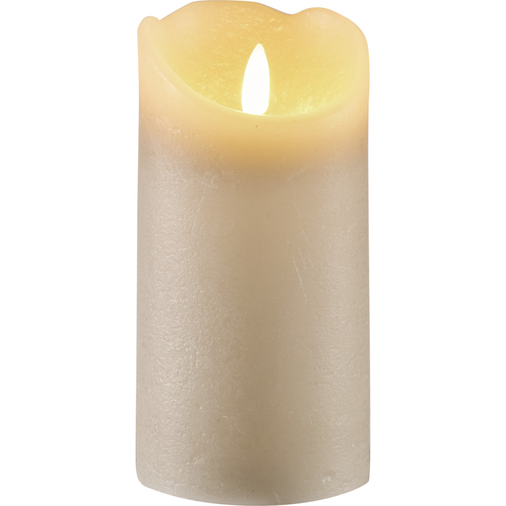 LED-Echtwachskerze Rustic &Oslash; 7,5 x 15 cm mit Timer image number 12