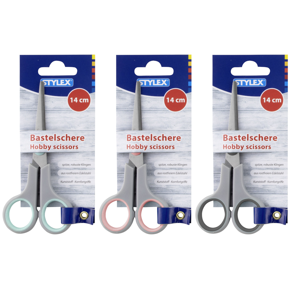 Bastelschere spitz aus Edelstahl